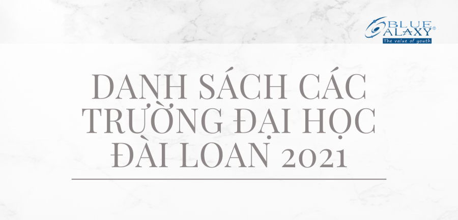 danh sách các trường đại học đài loan 2021