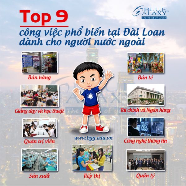 top 9 công việc phổ biến tại đài loan dành cho người nước ngoài