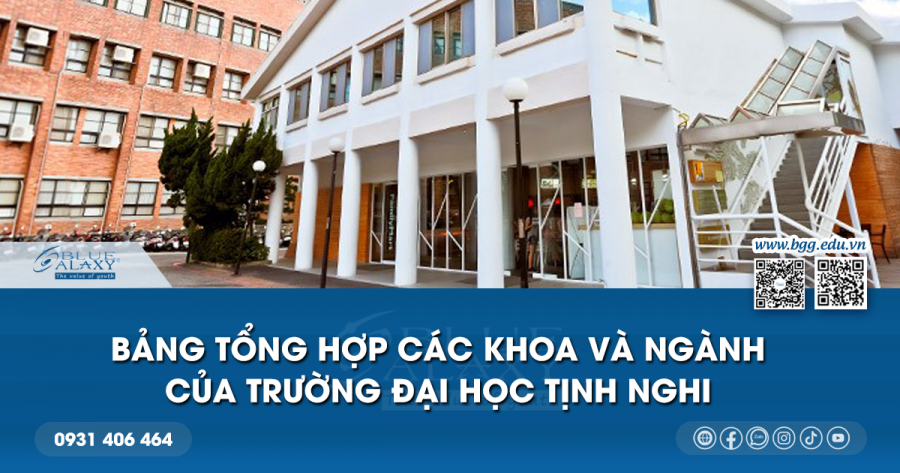 Bảng tổng hợp các Khoa ngành học tại trường Đại học Tịnh Nghi