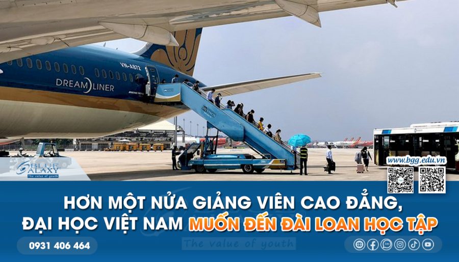 giảng viên Cao đẳng Đại học muốn sang Đài Loan học tập