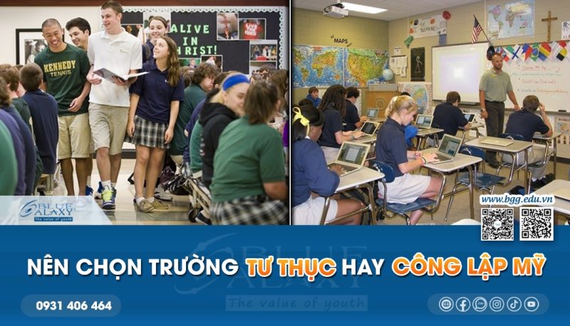 Nên Chọn Trường Tư Thục Hay Công Lập Khi Du Học Mỹ
