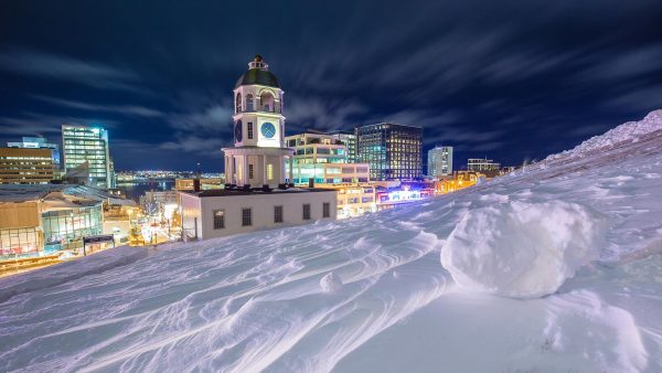 thời tiết ở Nova Scotia - mùa đông