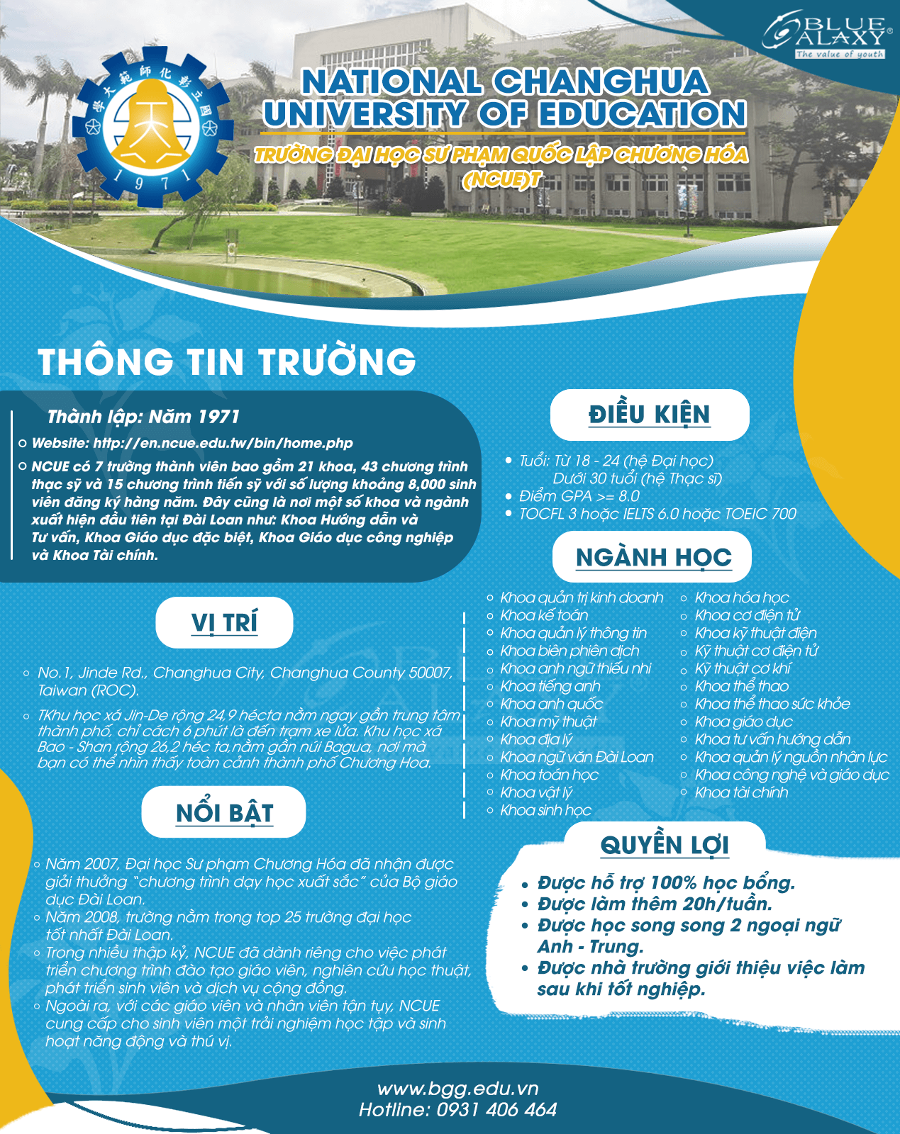đại Học Sư Phạm Quốc Lập Chương Hóa