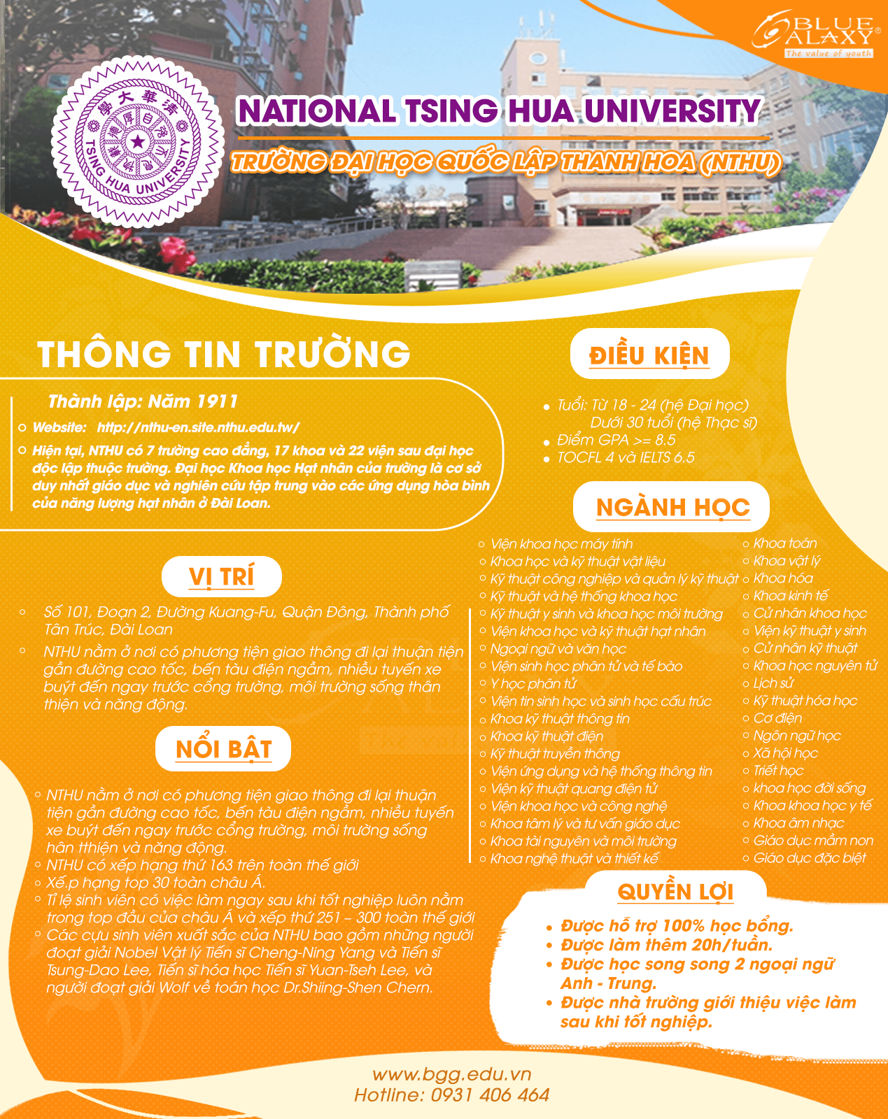 Dai Hoc Quoc Lap Thanh Hoa National Tsing Hua University