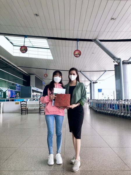 Tiễn ứng viên tại sân bay đi cu học Đài Loan hệ vừa học vừa làm