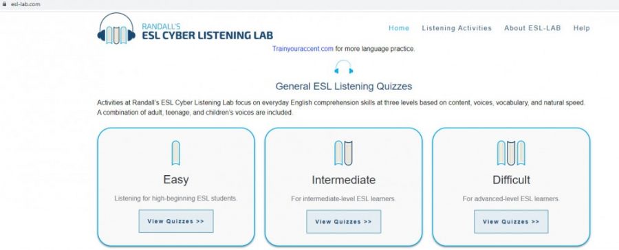 Esl Lab Trang Web Luyen Thi Nghe Pte Huu Ich