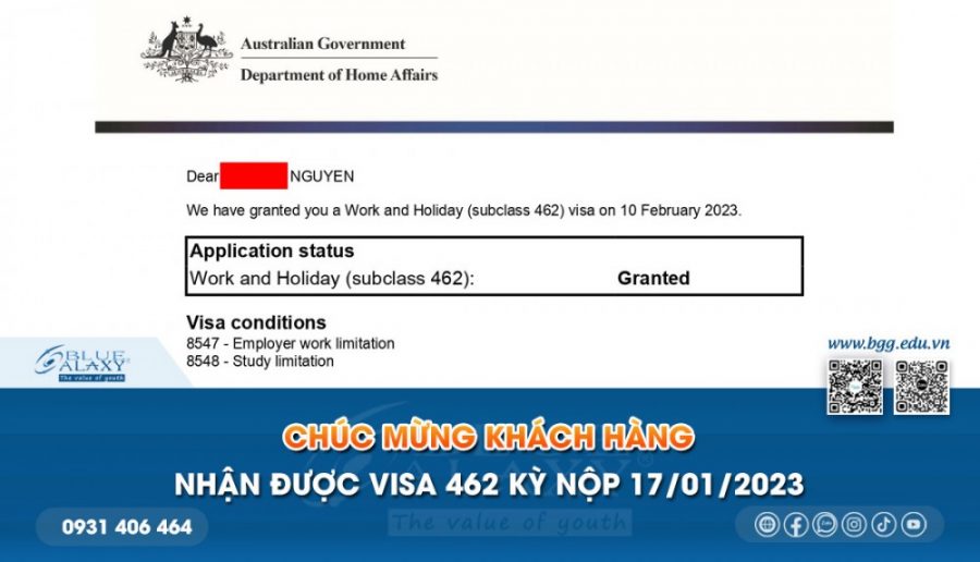 Chuc Mung Khach Hang Nhan Duoc Visa 462