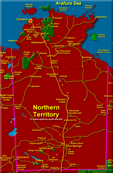 Northern Territory Maps