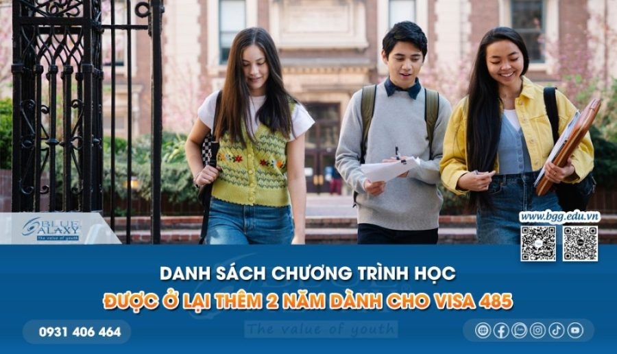 Danh Sach Chuong Trinh Hoc Duoc O Lai 2 Nam Danh Cho Visa 485 900x516