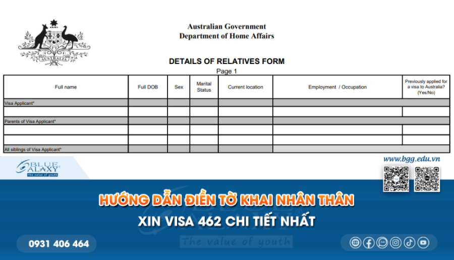 Huong Dan Dien To Khai Than Nhan Xin Visa 462 Chi Tiet Nhat