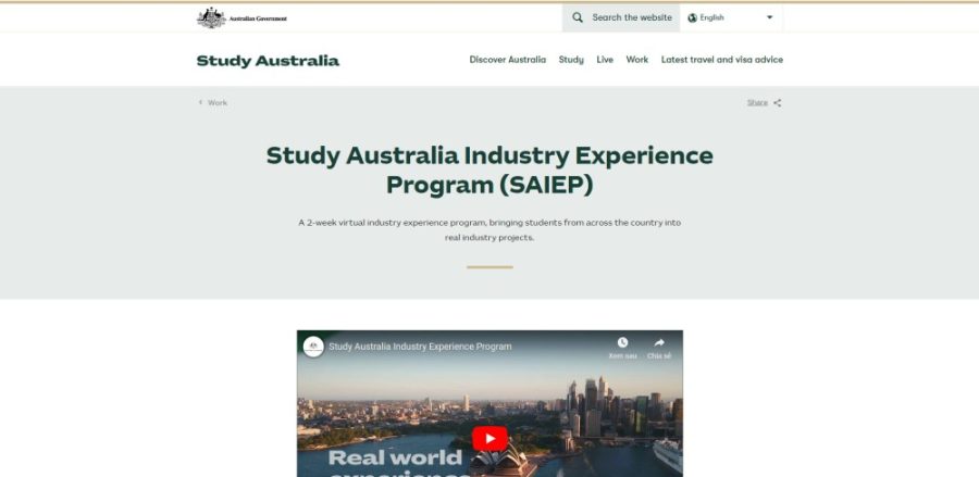 Study Australia Industry Experience Program