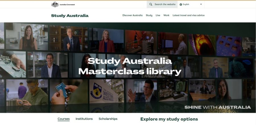 Study Australia Masterclass Library