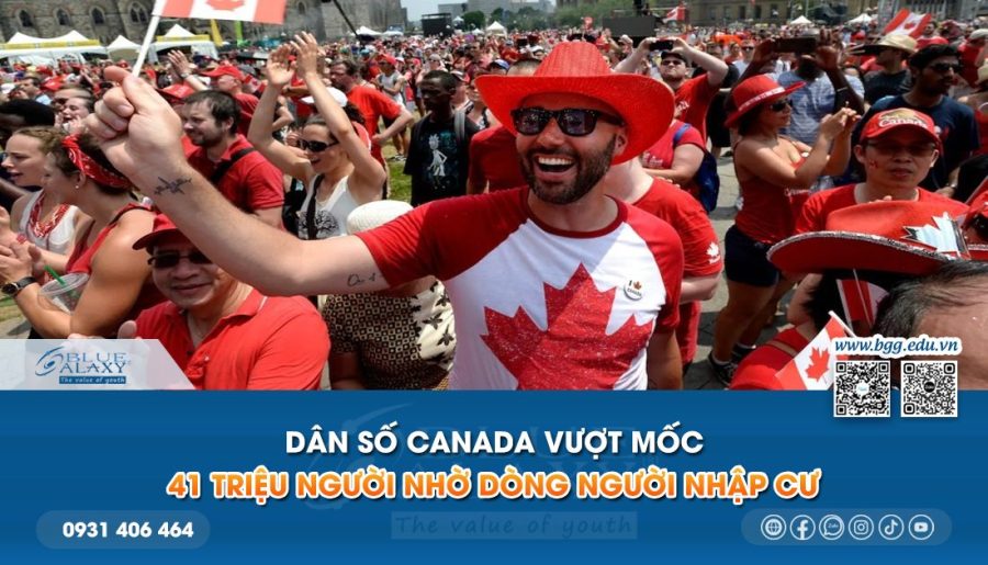 Dân số Canada vượt mốc 41 triệu người