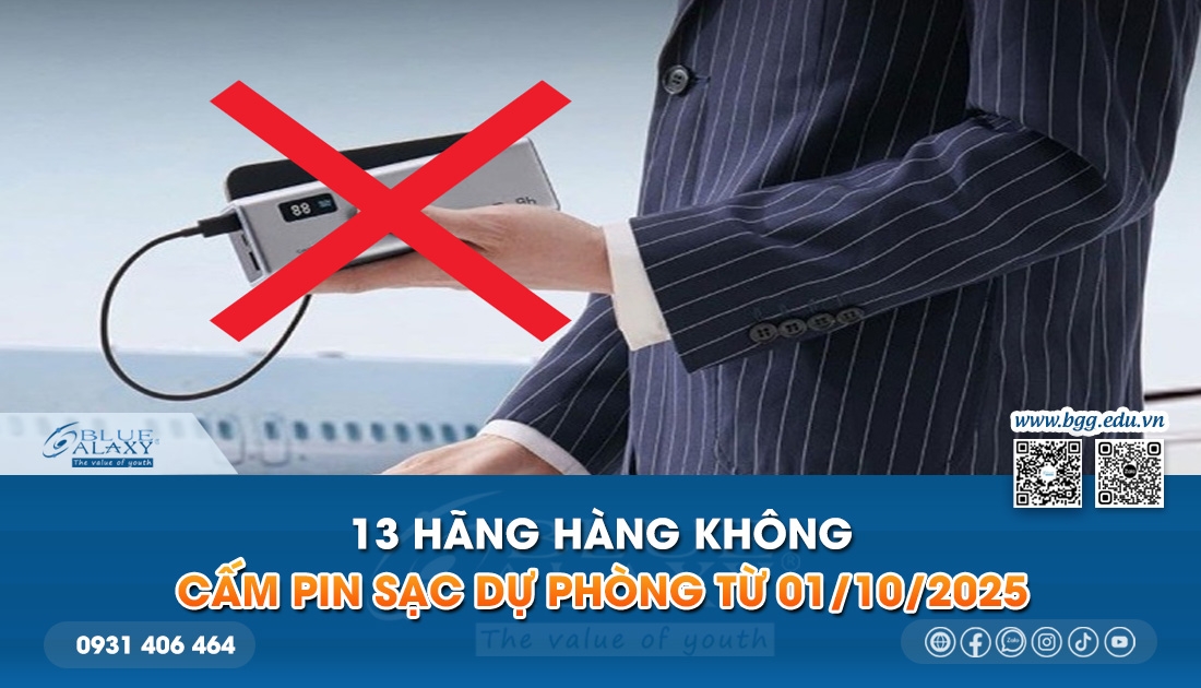 13 Hãng Hàng Không Cấm Pin Sạc Dự Phòng