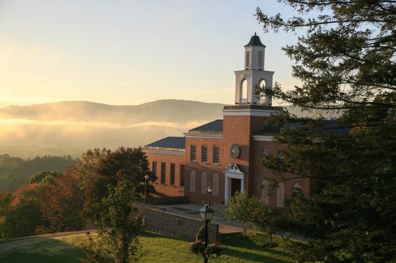 Campus With Valley Fog
