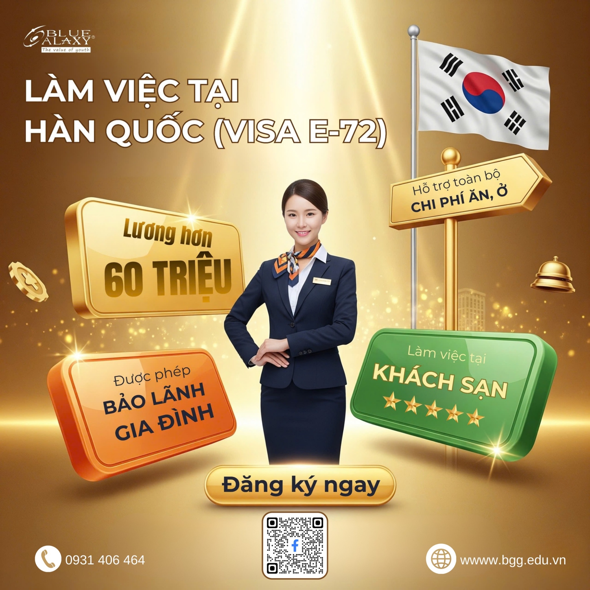Lam Viec Tai Han Quoc Nganh Nha Hang Khach San Visa E72 Han Quoc