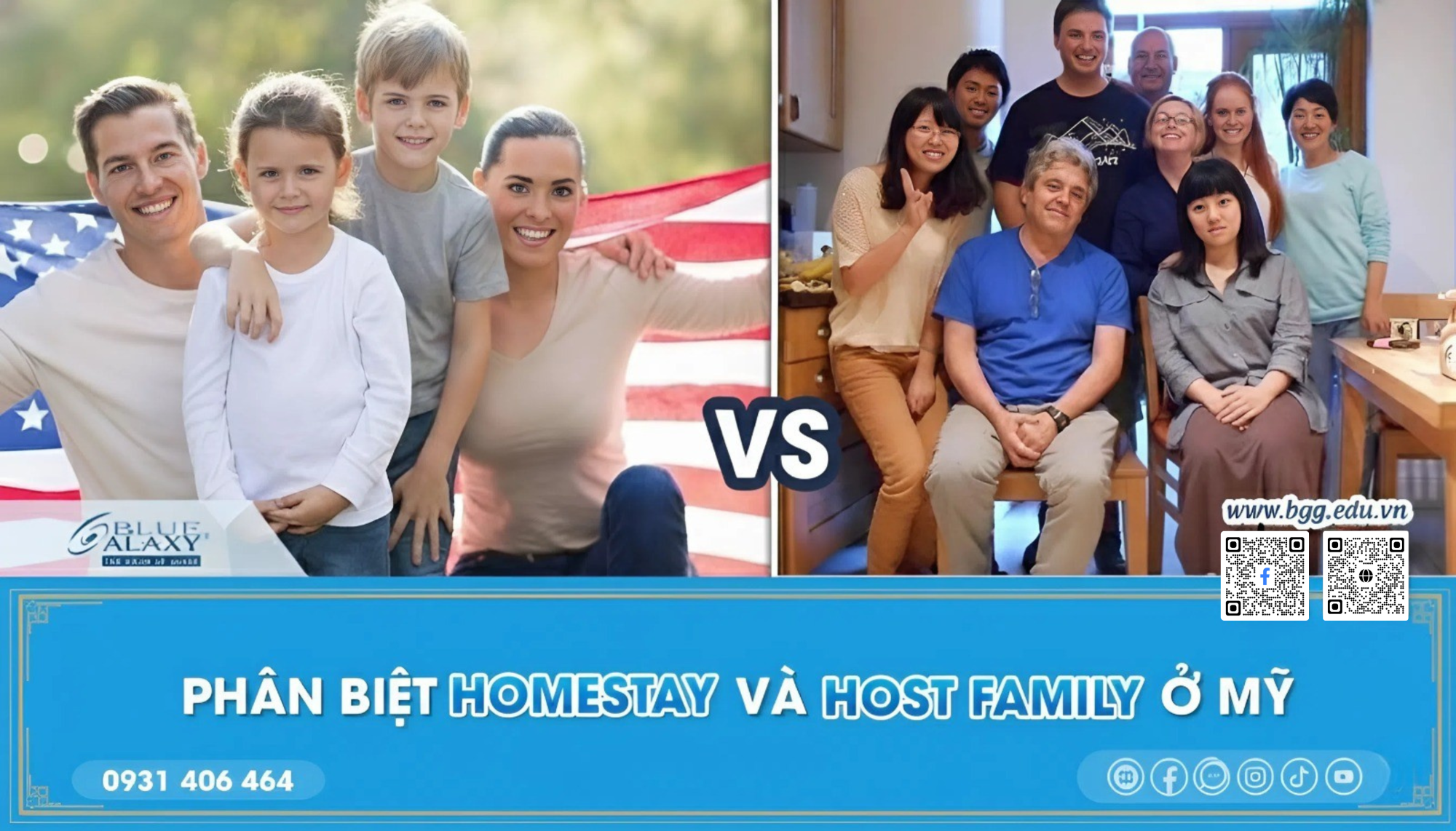 Du Hoc My Phan Biet Homestay Va Host Family